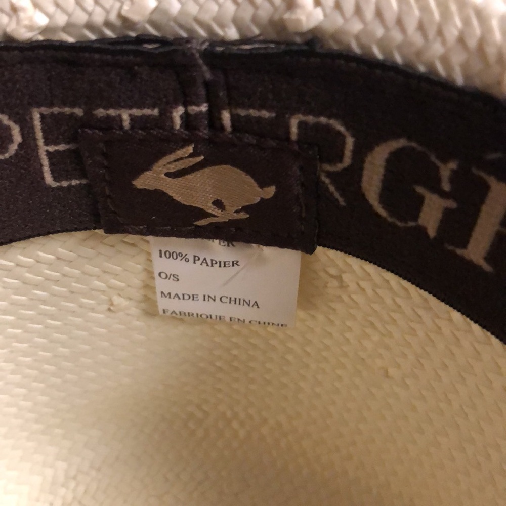 Peter Grimm True Character Beeskow Straw Trilby Fedora Hat Ivory O/S - Picture 5 of 7